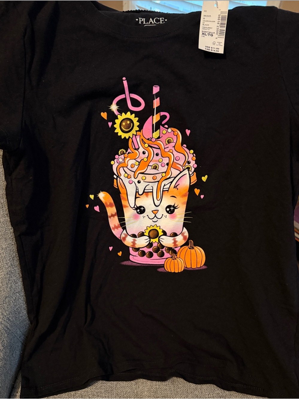Cat pumpkin spice latte shirt